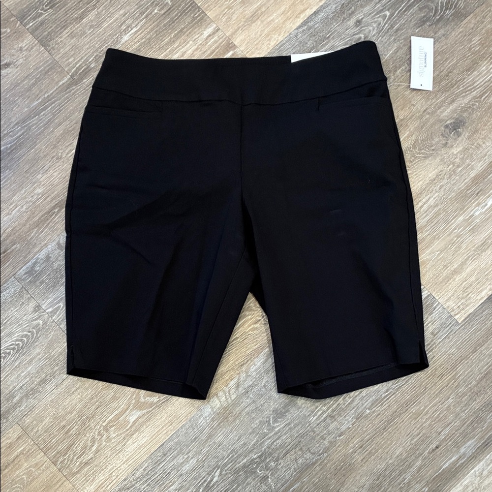 NWT Black Bike Shorts - CJ Banks - Picture 2 of 10